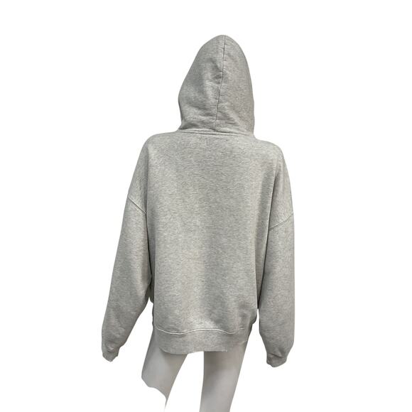 Anine Bing 'Harvey' Grey Cotton Sweatshirt Size S - Picture 2 of 4